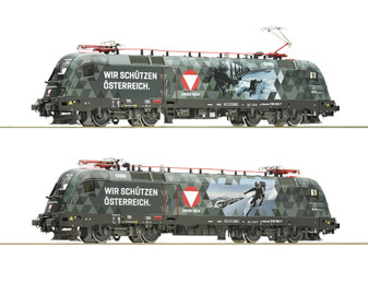 ROCO 60492 - Elektrolokomotive 1116 182-7 „Bundesheer“, ÖBB (DC)(HO)