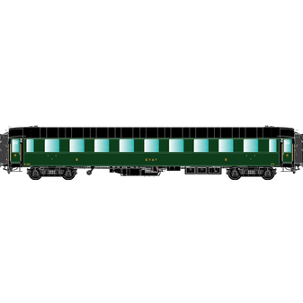 R37 HO42254 - OCEM PL: B9yfi 9262, AP 1.5 Kv STATE Ep 2, with ladder and gangways (DC)(H0)