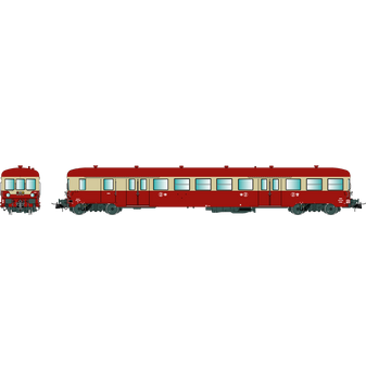 R37 41256 - ZR BDX17108, pilot trailer, 2nd class, 1.5 Kv – Ep 4 (DC)(H0)