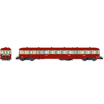 R37 41257 - ZR ABD X 17201, pilot trailer, 1st class/2nd class, 1.5 Kv – Ep 4 (DC)(H0)