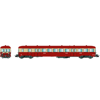 R37 41258 - ZR BD 27107,Trailer 2nd class, 1.5 Kv – Ep 4 (DC)(H0)