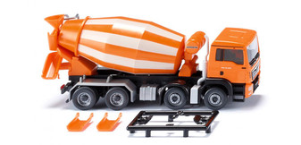 WIKING 08148 Concrete mixer (MAN TGS Euro 6/Liebherr) - orange (H0)