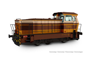 ELECTROTREN HE2012 RENFE, diesel shunting locomotive 309, Estrella livery, ep. IV (DC)(HO)