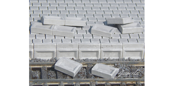 Juweela 28349 - Railway platform edges  (H0) 1300 un