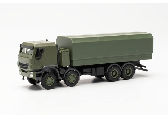 HERPA 746915 Iveco Trakker 8x8 protected flatbed truck (HO)