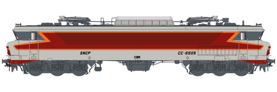 LS MODELS 10323  CC 6505, GREY/RED/ORANGE, TEE, PLATES, BEFFARA LOGO, SOUTHEAST (DC)(HO)