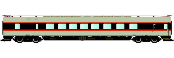 LS MODELS 16003  RESTAURANT CAR, GREY/RED/BLACK, IC, COMPLEMENTARY ELEMENT (DC)(HO)
