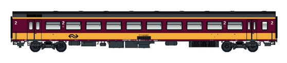 LS MODELS 44264 Passenger car ICR 2.KL. B10 of the NS, era VI, Benelux (DC)(HO)