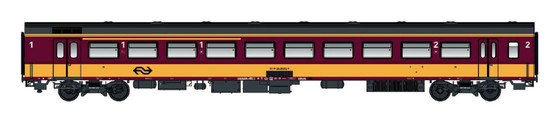 LS MODELS 44263 Passenger car ICR 1st/2nd class. A4B6 of the NS, era VI, Benelux (DC)(HO)