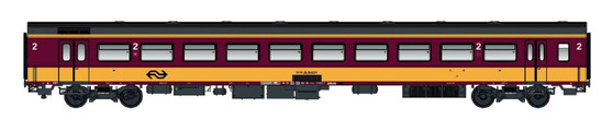 LS MODELS 44262 Passenger car ICR 2.KL. B10 of the NS, era VI, Benelux (DC)(HO)