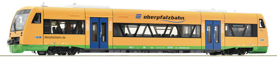 ROCO 70194 - Diesel railcar 650 669-4, Oberpfalzbahn (DCC SOUND)(H0)
