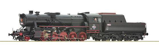 ROCO 7100001 - Steam locomotive 555.022, CSD (DC)(HO)