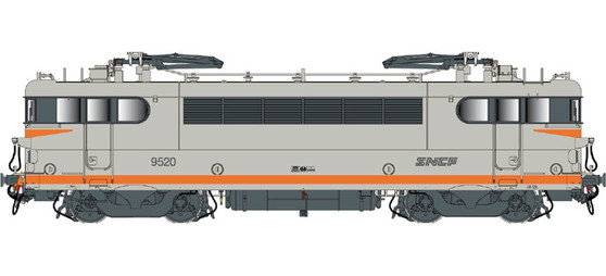 LS MODELS 10225 Electric locomotive BB 9520 of the SNCF, epoch V (DC)(HO)