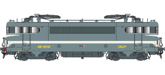 LS MODELS 10227 Electric locomotive BB 9518 of the SNCF, epoch IV (DC)(HO)