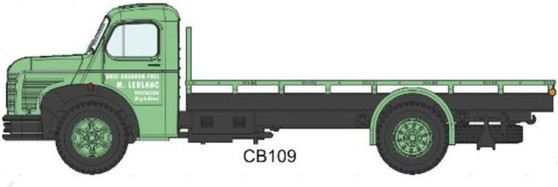 REE CB-109 Berliet GLC 6 flatbed truck (H0)