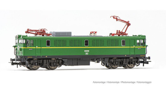 ELECTROTREN HE2018S RENFE,  4-axle electric locomotive class 279, original green-yellow livery, ep. III (DCC)(HO)