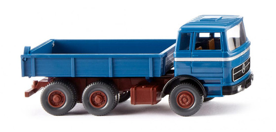 WIKING 042407 Flatbed tipper (MB) - azure blue (H0)