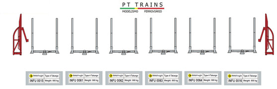 PT TRAINS 800001 CRADLE FOR WOOD ON SGNSS (H0)