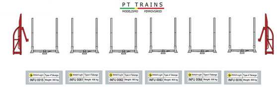 PT TRAINS 800002 CRADLE FOR WOOD ON SGNSS (H0)