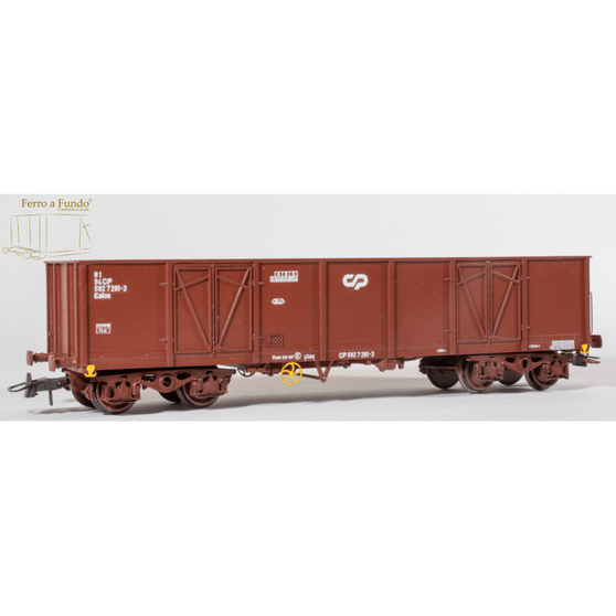 FERRO A FUNDO  592 EALOS CP BROWN BOGIES (DC)(H0)