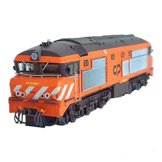 ARLO MICROMODEL AL1908 ALSTHOM LOCOMOTIVE CP 1908 (ATLAS COUPLING) (DC)(H0)