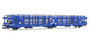 JOUEF HJ6236 TRANSFESA/Hispanauto, 3-axle car transporter Laeks "Mega Car Carrier", period VI (DC)(HO)