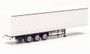 Herpa 076944 Curtain tarpaulin trailer with side walls (HO)