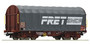 ROCO 76443 - Sliding tarpaulin wagon, FRET, SNCF (DC)(HO)