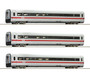 ROCO 74029 - 3 piece set (2): Intermediate coaches ICE 1, DB AG (DC)(H0)