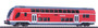 PIKO 58805 Double-decker control car 2nd class DB Regio VI (DC)(HO)