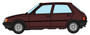 REE CB-151 Peugeot 205 car - BORDEUX (H0)