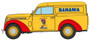 REE CB-171 Renault car JUVAQUATRE BANANIA panel van (H0)