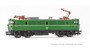 ELECTROTREN HE2018S RENFE,  4-axle electric locomotive class 279, original green-yellow livery, ep. III (DCC)(HO)