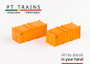 PT TRAINS DP820803 CONTAINER 20 ́OT DP DPRE900152 9 + DPRE900168 4  (H0)