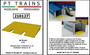 PT TRAINS 210127 3 CONTAINER RAMP YELLOW (H0)