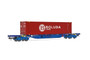 ELECTROTREN HE6045 HE6045 Transfesa, 4-axle container wagon MMC3 with 45' container BOLUDA (DC)(HO)