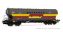 ELECTROTREN HE6048 RENFE, hopper wagon with rounded walls, Metransa dark grey livery, period IV (DC)(HO)