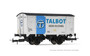ELECTROTREN HE6056 R.N., 2-axle covered wagon PJ, "Talbot", ep. III (DC)(HO)