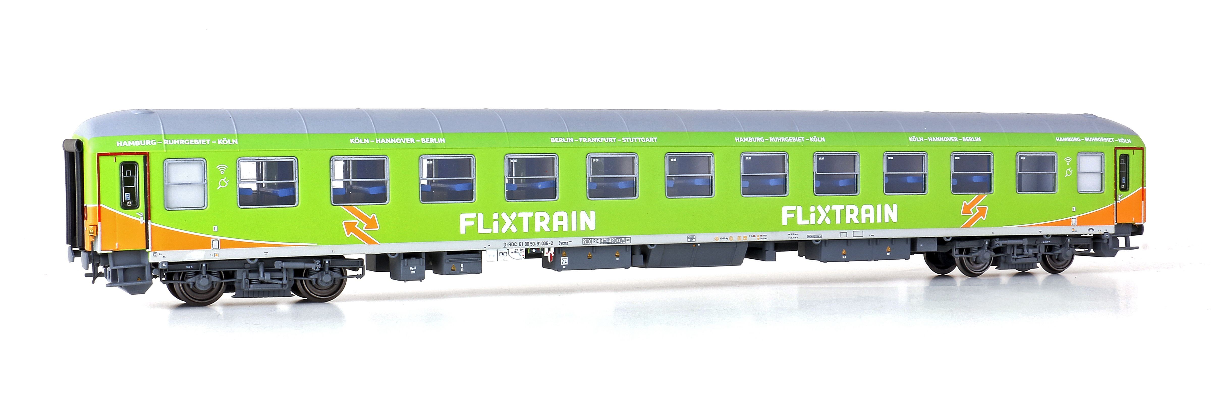 【通販人気】LS Models Set 46014 FLIXTRAIN 2両客車ハンブルク-ケルン区間用 Bvcmz248.5 外国車輌