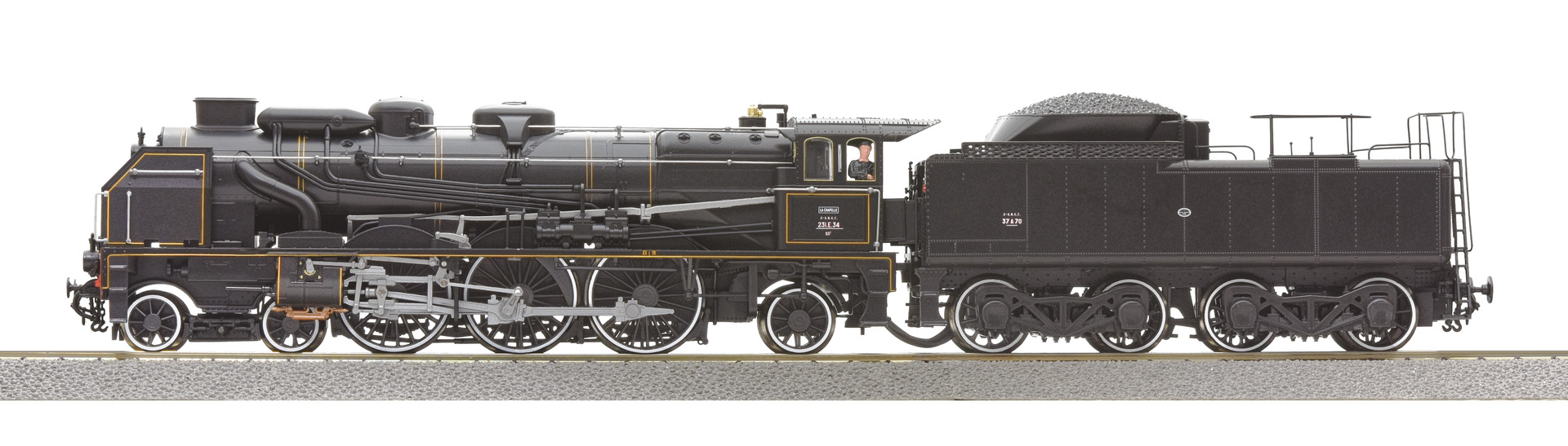 ROCO 70039 Steam locomotive 231 E 34, SNCF (DC)(HO)