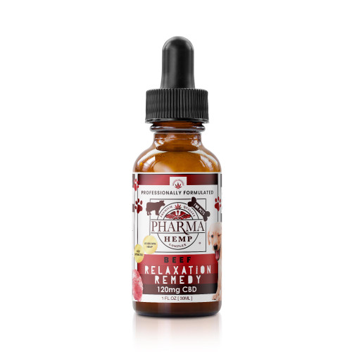 CBD Holistic Oral Tincture for Pets - 1oz - 120-1100mg - Beef Flavor