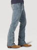 WRANGLER RETRO LIGHT WASH SLIM FIT BOOT - MENS JEANS  - 77MWZBR