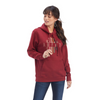 ARIAT REAL BEARTOOTH ROUGE RED - LADIES HOODIE  - 10041633