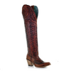 CORRAL COGNAC EMBROIDERY TALL TOP - BOOT LADIES  - E1507