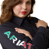 ARIAT TEAM LOGO BLACK MEXICO FLAG - LADIES SHIRT  - 10043552