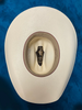 LARRY MAHAN 10X OPLIN BROWN - HAT STRAWS  - MS2442OPLX40