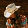 STETSON GRANT T 10X 4" BRIM  NATURAL - HAT STRAWS  - SSGRNT-664081