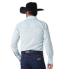 WRANGLER SPORT WESTERN SNAP BLUE - MENS SHIRT  - 75222BL