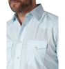 WRANGLER SPORT WESTERN SNAP BLUE - MENS SHIRT  - 75222BL