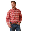 ARIAT DAVON CLASSIC CAYENNE PRINT - MENS SHIRT  - 10043696